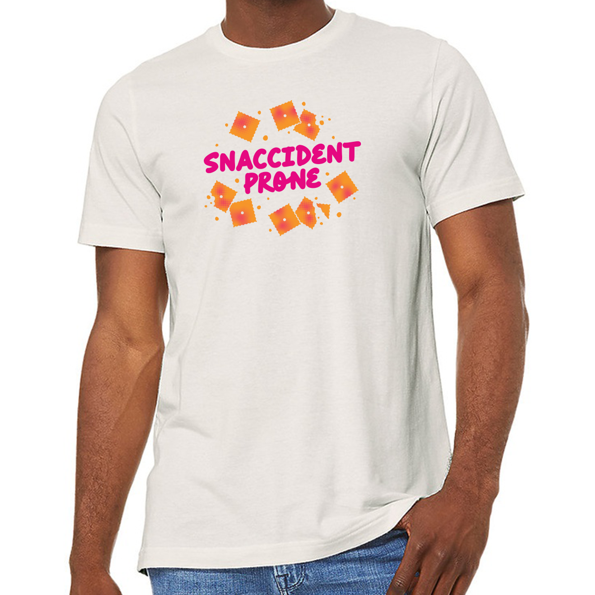 "Snaccident Prone" Food Pun T-Shirt