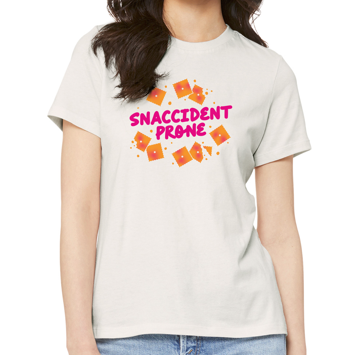 "Snaccident Prone" Food Pun T-Shirt