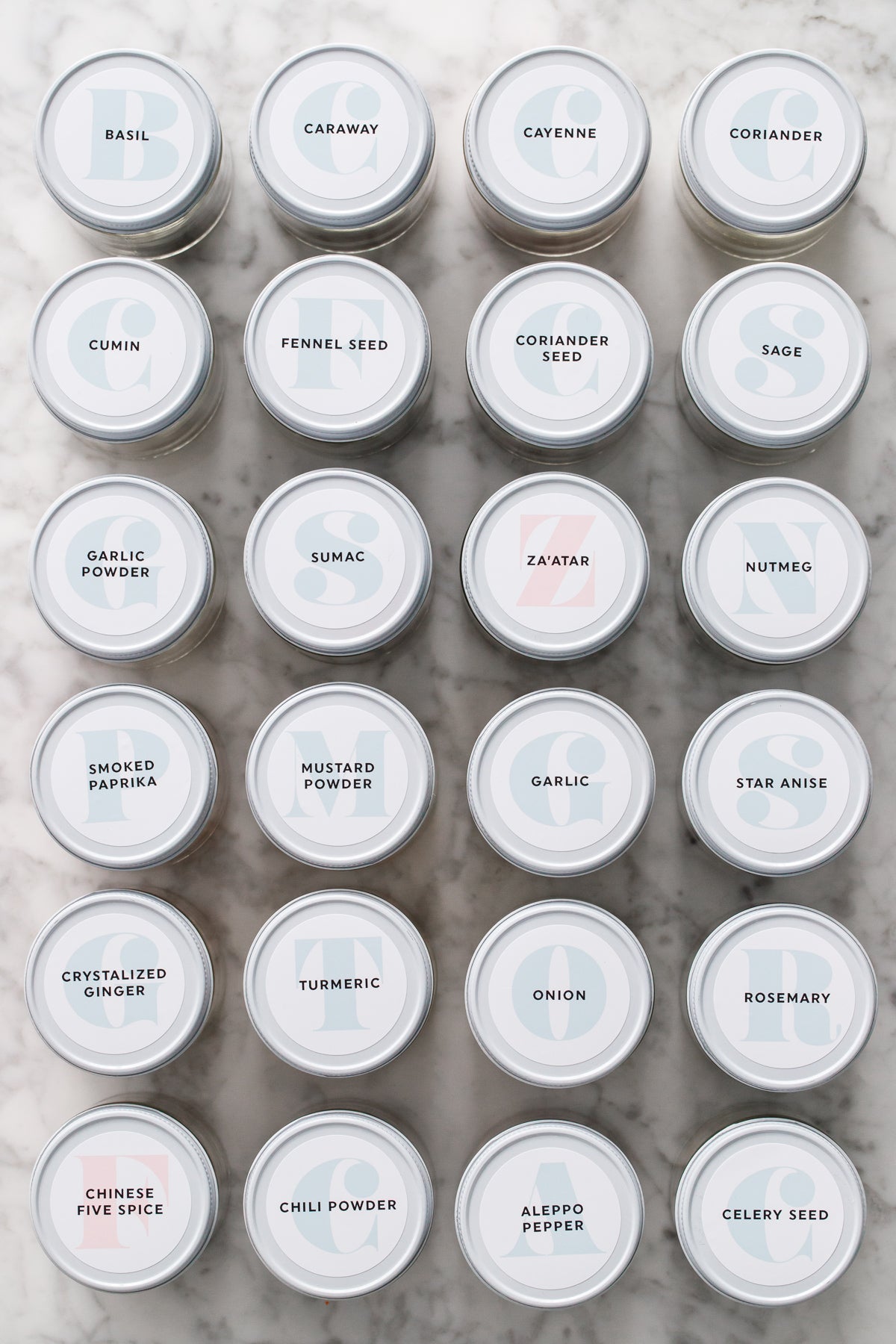 Modern Spice Label Template