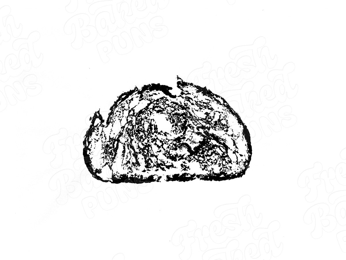 *ORIGINAL* Sourdough Relief Block Print