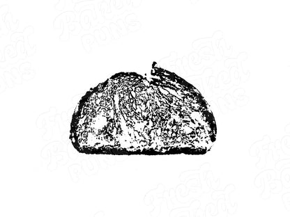 *ORIGINAL* Sourdough Relief Block Print