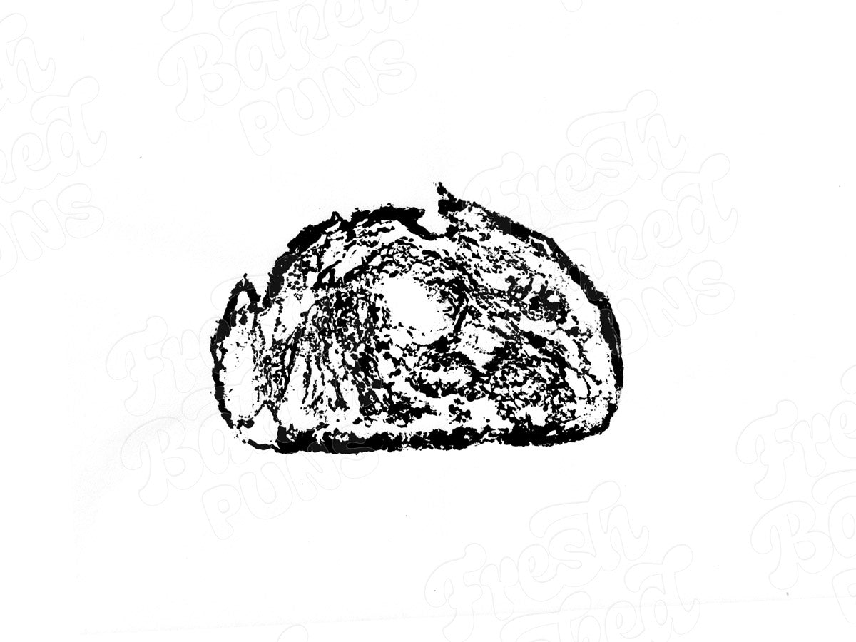 *ORIGINAL* Sourdough Relief Block Print