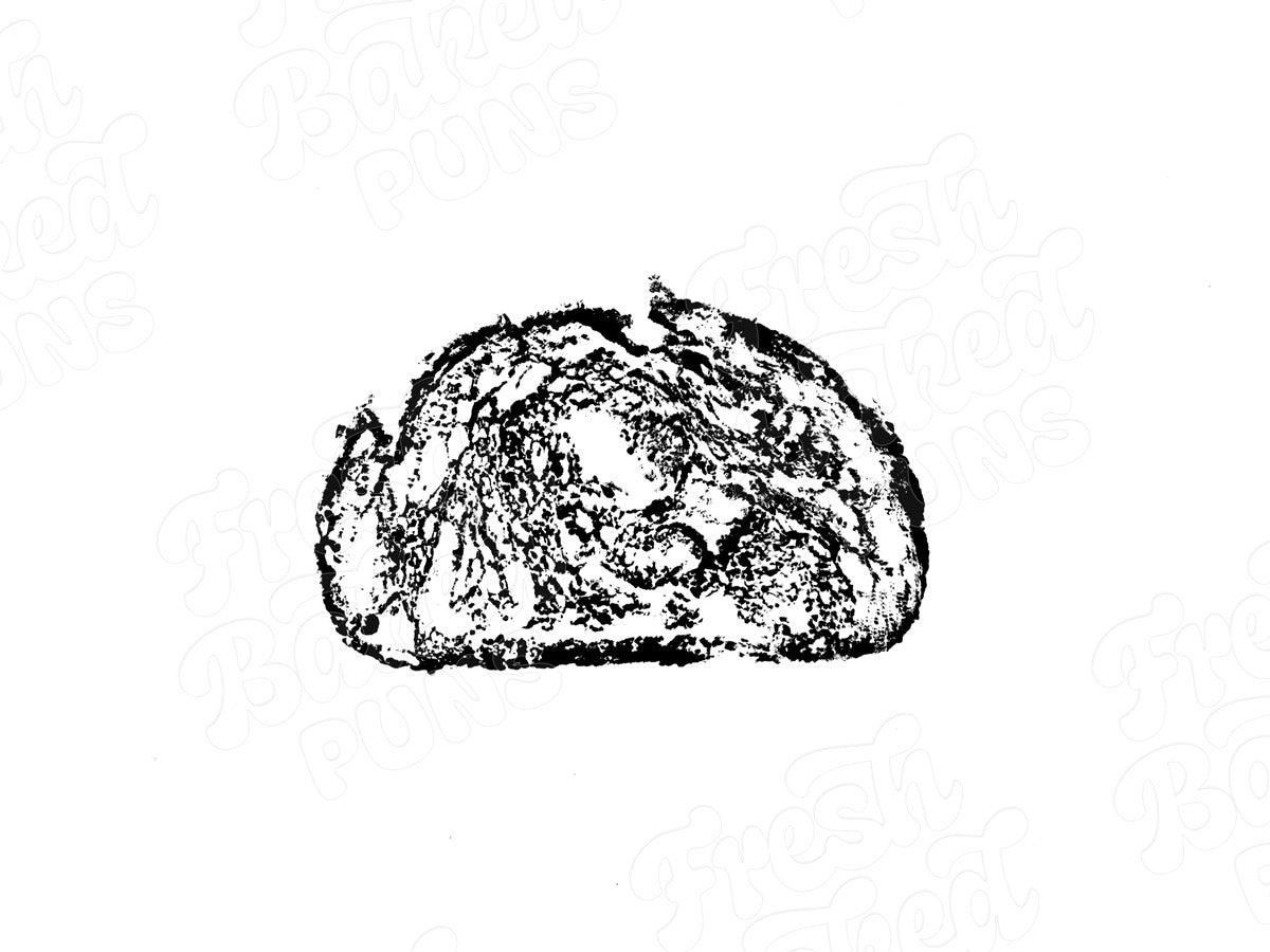 *ORIGINAL* Sourdough Relief Block Print
