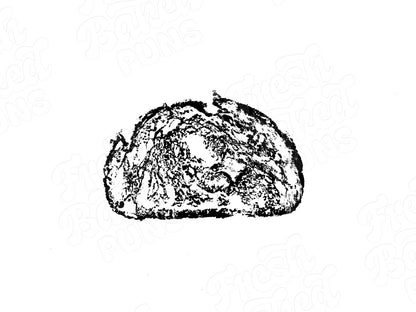 *ORIGINAL* Sourdough Relief Block Print
