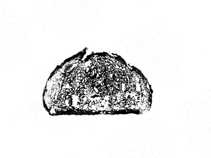 *ORIGINAL* Sourdough Relief Block Print