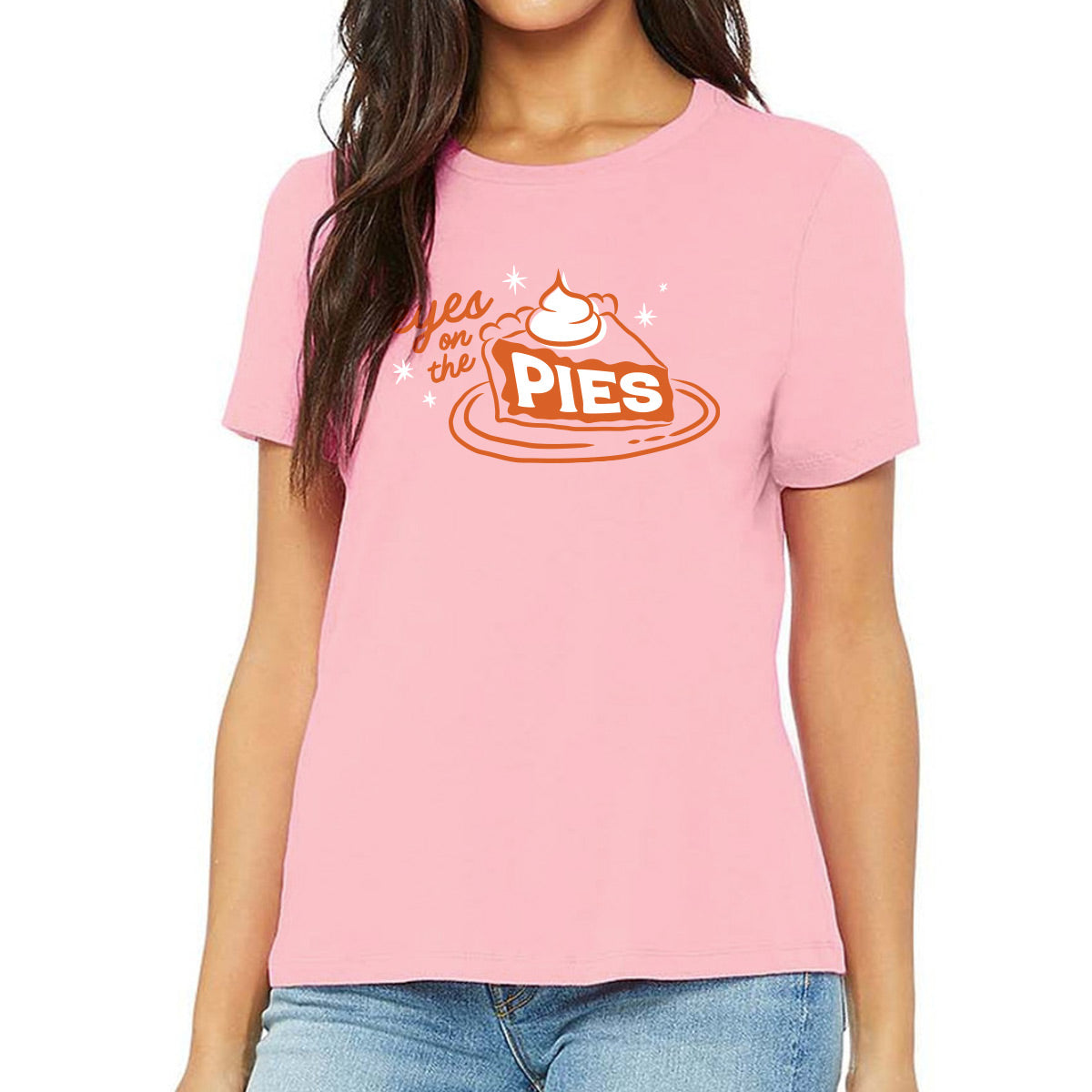 "Eyes on the Pies" Food Pun T-Shirt