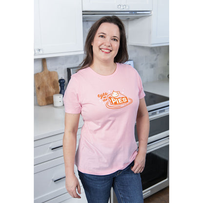 "Eyes on the Pies" Food Pun T-Shirt