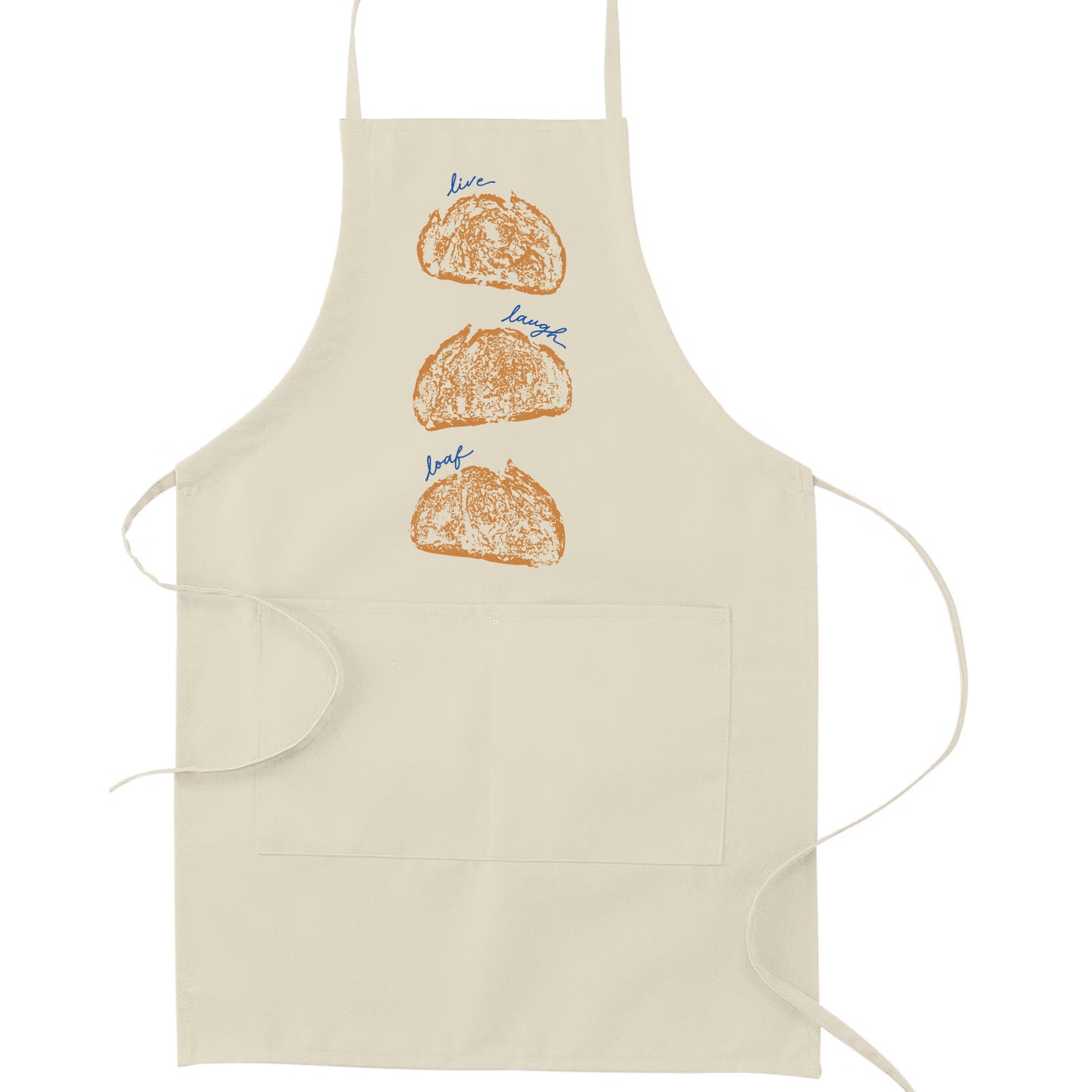 "Live Laugh Loaf" Food Pun Apron
