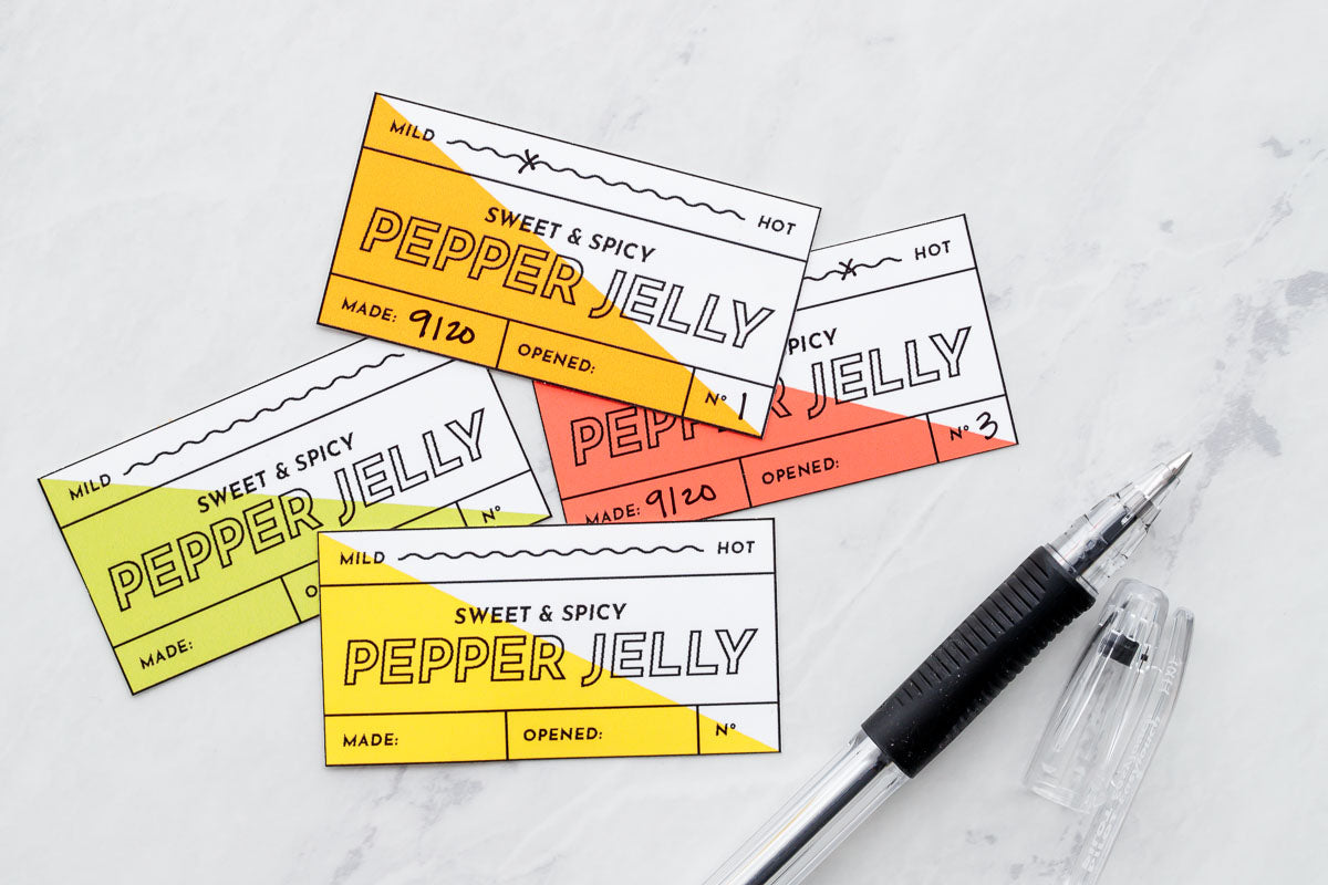 Pepper Jelly Label Template
