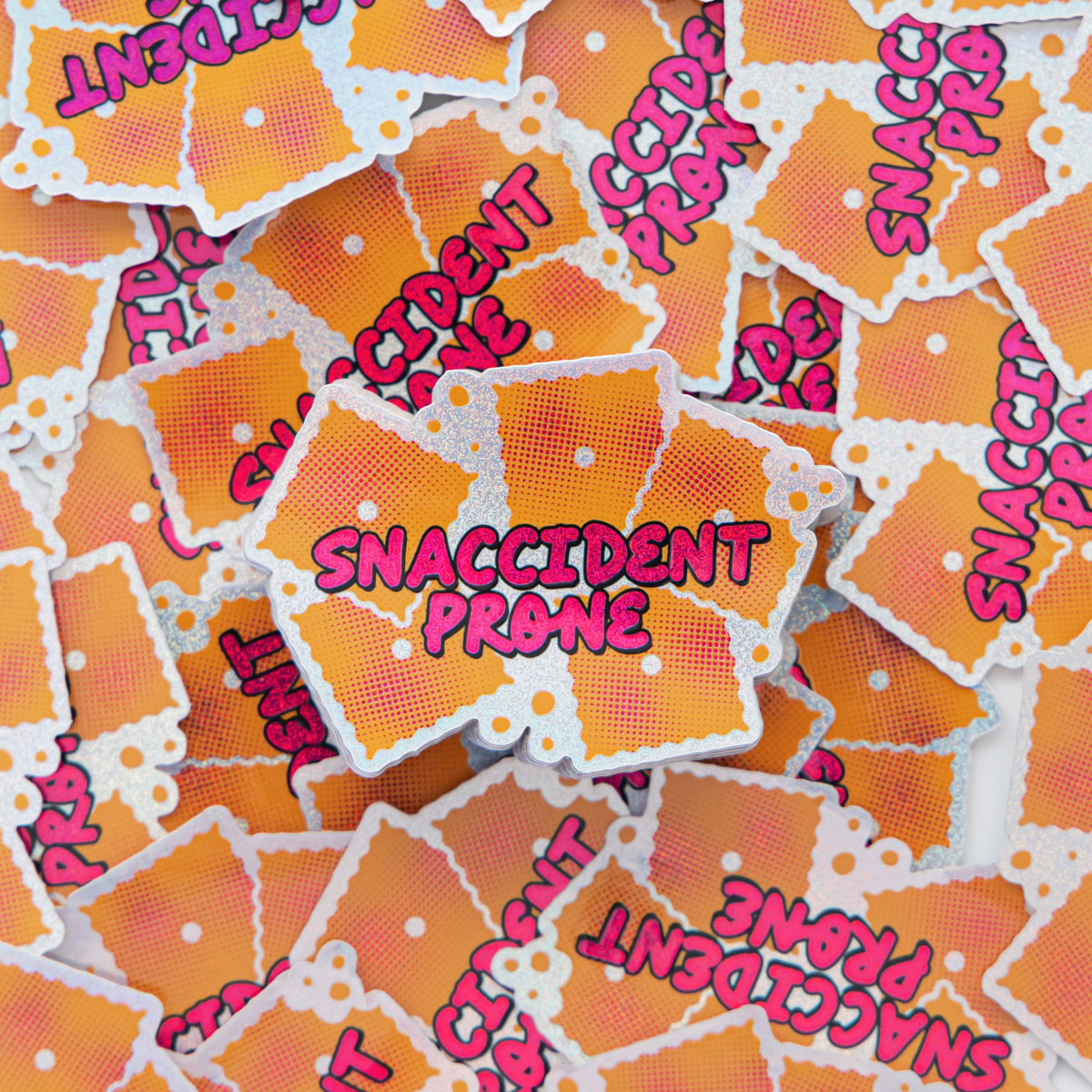 "Snaccident Prone" Stickers